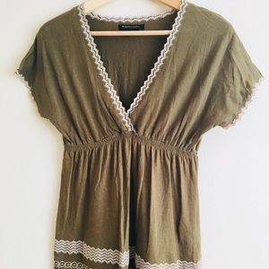 BCBG bohemian top